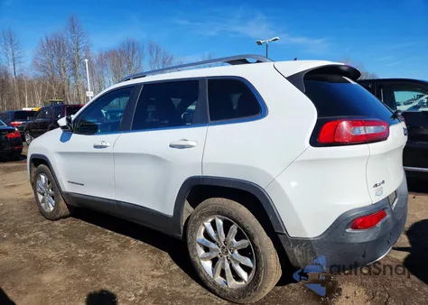 2015 Jeep Cherokee Limited from USA, damaged, VIN 1C4PJMDB4FW654729